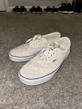 Vans Classic White Lace-Up Sneakers